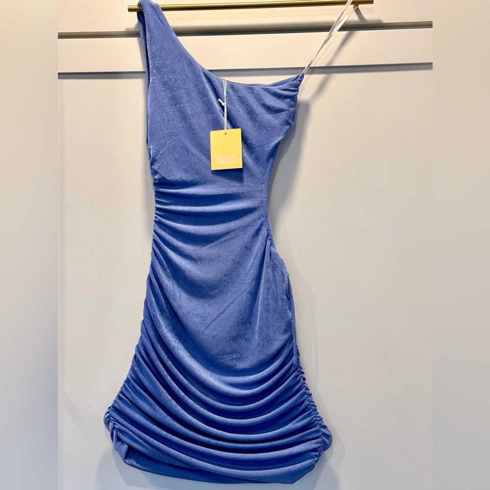 One shoulder mini dress